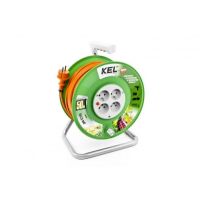 Przedłużacz bębnowy STANDARD LINE, 4x2p+Z, IP20, 16A H05VV-F 3x1,5, 50m, pomarańczowy  | W-97048 Plastrol