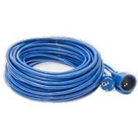 Przedłużacz jednogniazdowy specjalistyczny HEAVY, IP44 16A H07BQ-F 3X1,5, 20m, niebieski  | W-97129 Plastrol