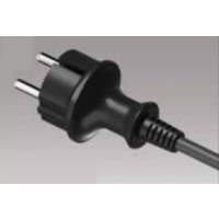 Przewód przyłączeniowy z wtyczką prostą IP44 , 3x1,5, H05VV-F, 5m, biały PP-40H/5M/3X1,5/H05VV-F | W-98387 Plastrol