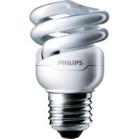 Świetlówka kompaktowa ze zintegrowanym statecznikiem Tornado T2 8W WW E27 220-240V 1PF/6 | 929689114302 Philips