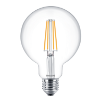 Lampa LED Classic LED Bulb D 7.2-60W G95 E27 827 CL | 929002390702 Philips