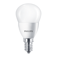 Lampa LED 40W P45 E14 WW FR ND 1PF/10 | 929001157818 Philips