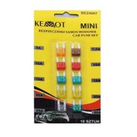 Bezpieczniki samochodowe midi (zestaw 10szt) | BEZ4007 LECHPOL ELECTRONICS