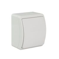 Łącznik jednobiegunowy n/t IP44 biały XW-1 | 015101 Viplast