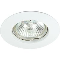 Oprawka halogenowa oczko aluminiowe okrągłe stałe białe DITO DS02B-W bez gniazda | FF002191.0 Faroform