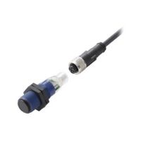 Czujnik odbiciowy w obudowie M18, zasięg 10cm, Light-On, PNP, konektor M12 | CY-121A-P-Z Panasonic