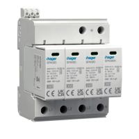 Ogranicznik przepięć T1+T2 SPD MOV 4P TN-S/TT | SPA931 Hager