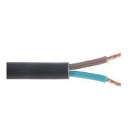 Przewód mieszkaniowy H03VV-F (OMY) 2x0,75 300/300V czarny KRĄŻEK | G-111577 TF Kable
