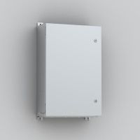 Szafa montaż ścienny Ex, 300x300x210, Zonex Ex e, nierdzewna 316L, IP66, 1 zamek, pionowe uchwyty | EXE303021SS61E Hoffman (Eldon)