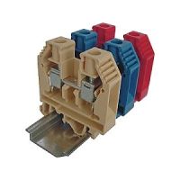 Złączka szynowa gwintowa 10mm2 VS 10 PA+, czerwona | 003901103 Eti