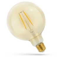 Lampa LED GLOB G125 5.5W E-27 COG 230V CCT (1700K-2700K)+DImm AMBER WI-FI/BT Spectrum Smart | WOJ+14530 Wojnarowscy