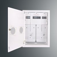 Rozdzielnica p/t licznikowa RW 14NN O 2T3F + 18S 577x423x220;z okienkiem;z.p.9081;IP30;RAL9003 | RW 14NN O 2T3F + 18S Kubiak