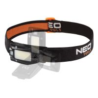 Latarka czołowa akumulatorowa USB 180 lm COB LED + czujnik ruchu | 99-069 NEO TOOLS