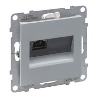Gniazdo RJ45/Kat. 6A STP, aluminium, Suno | 721358 Legrand