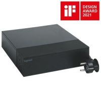 Przedłużacz do kącika TV 4X2P+Z + 4X2P, z ogranicznikiem przepięć, z przewodem 2,0m 3X1,5mm2 czarny | 049430 Legrand