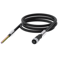 Kabel przyłączeniowy 8-biegunowy wolny koniec kabla, długość 15m, proste gniazdo M12, 2A i 30V | 3SX5601-2GA15 Siemens