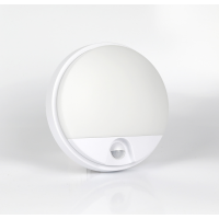 Oprawa plafon LED z czujnikiem SPHERE H 15W 1230lm NW 4000K IP54 IK10 koło sensor PIR | LO1541HNS BestService