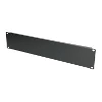 Panel frontowy 2U RACK 19" EXTRALINK czarny | EX.19041 Batna