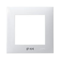 Ramka pojedyncza do łączników IP-44 biały SZAFIR | RH-1Z/00 Ospel