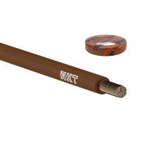 Przewód instalacyjny H07V-K (LGY) 6,0 450/750V, brązowy KRĄŻEK | 160001054C0100 Nkt
