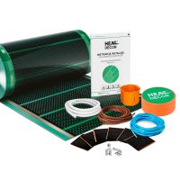 Zestaw folii grzewczej HD-G 80 W/m2, szer. 50 cm - BEZ TERMOSTATU - konektor BX - 8m2 | Z/GRN40/BT/BX/16 Heat Decor