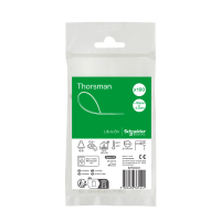Opaska kablowa 100x2.5 mm (100 sztuk), Thorsman, biała | IMT46401 Schneider Electric