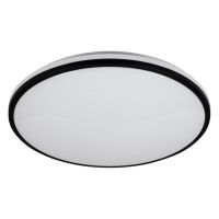 Plafon LED ARVOS 37W max. 2680lm CCT zmiana barwy św. 2700K/4000K/6500K ring czarny ściemnialna | 37330 Kanlux