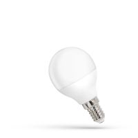 Lampa LED 4W 320lm WW 3000K E14 230V kulka matowa ciepła biała | WOJ+13030_4W Wojnarowscy