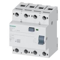 Wyłącznik ochronny różnicowy 4-bieg., typ A, In: 100 A, 30 mA, Un AC: 400 V | 5SV3348-6 Siemens