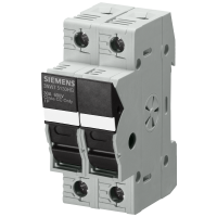 Podstawa bezpiecznikowa do wkładek cylindrycznych CC, 30A, 2-biegunowa, na szynę DIN (opak 6szt) | 3NW7523-0HG Siemens