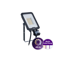 Naświetlacz LED z czujnikiem ruchu BVP167 LED36/830_40_65 30W 3300-3600lm 3000/4000/6500K SWB MDU | 911401893386 Philips