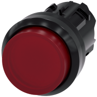 Illuminated pushbutton, red | 3SU1001-0BB20-0AA0 Siemens