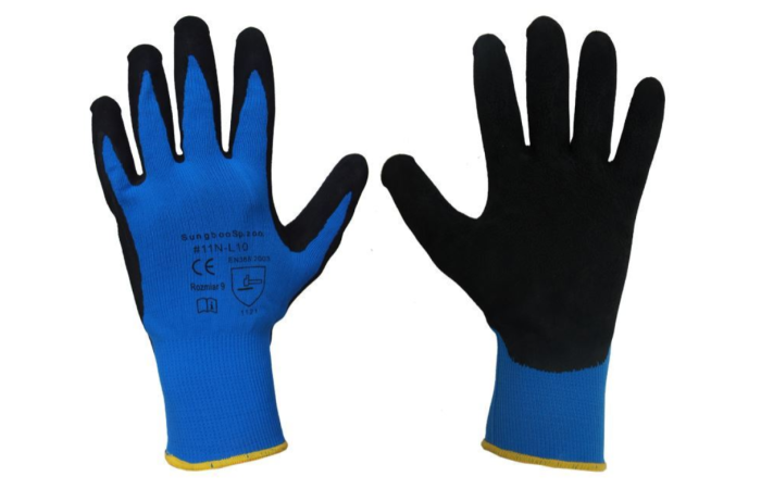 Rękawice powlekane spienionym lateksem 11N-L10 rozmiar 9 | 28250_9 Avacore