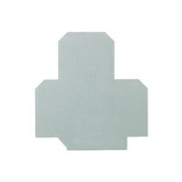 Płytka krańcowa TS-35 dla ZUW 2-4 szara T914 (50szt.) | 17914302 Simet