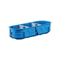 Puszka instalacyjna 3-polowa 3x60 płytka regips Multibox P3X60K | 32324203 Simet