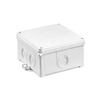 Puszka naścienna 118x118X68mm, bezhalogenowa, samogasnąca, UV, IP 67, N110x110S, biała | 35137206 Simet