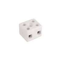 Złączka gwintowa porcelanowa, 4mm2, 2-tory, biała CPO-5A-2P | 80712516 Simet