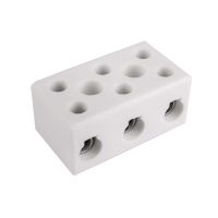 Złączka gwintowa porcelanowa, 16mm2, 3-tory, biała CPO-30A-3P | 80733516 Simet