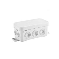 Puszka instalacyjna n/t 45x83x40 z dławicą zintegriowaną, samozatrzaskowa FASTBOX / N8w biały | 83008006 Simet