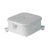 Puszka instalacyjna n/t 85x85x40 z wkładem IP44 PO75 biała | 83012006 Simet