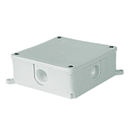 Puszka instalacyjna n/t 125x125x45 dławicowana IP20 PK4 biała | 83027006 Simet