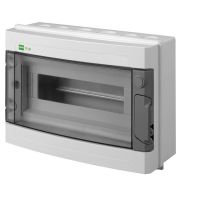 Rozdzielnica n/t RN 1/13 (N+PE) IP40 RAL9003+drzwi transparentne 231x302x115mm, Ep-Lux Plus | 1904-01 Elektro-Plast Nasielsk