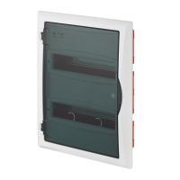 Rozdzielnica p/t RP 2/24 (N+PE) IP40 drzwi transparentne dymne 350x430x95mm, Economic Box | 2515-01 Elektro-Plast Nasielsk