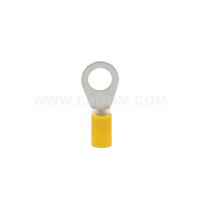 Końcówka oczkowa izolowana KOI 6/8 PCV, przekrój: 6mm2, otwór pod śrubę M8 (opak 100szt) | E09KO-02010302200 Ergom