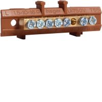 Listwa przyłączeniowa z cokołem fazowa 3x16 + 4x10 mm2 | KM07L Hager