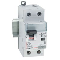 Wyłącznik różnicowo-nadprądowy P312 2P C 16A 30mA typ A serii DX3 | 411061 Legrand