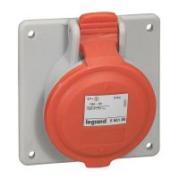 Gniazdo tablicowe przemysłowe, 16A, 3P+N+Z, 400V, IP44, P17 Tempra Pro | 555189 Legrand