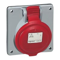 Gniazdo tablicowe przemysłowe, 32A, 3P+N+Z, 400V, IP44, P17 Tempra Pro | 555289 Legrand