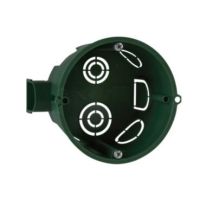 Puszka osprzętowa MULTIFIX MODULO pojedyncza 65x45mm okrągła zielona | IMT35100 Schneider Electric
