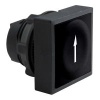 Przycisk płaski Harmony XB5 kwadratowy czarny samopowrotny plastikowy strzałka góra | ZB5CA2912 Schneider Electric
